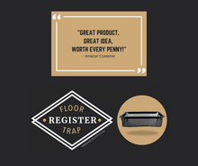 Load image into Gallery viewer, Floor Register Trap - 2 Pack I Screen for Home Air Filters